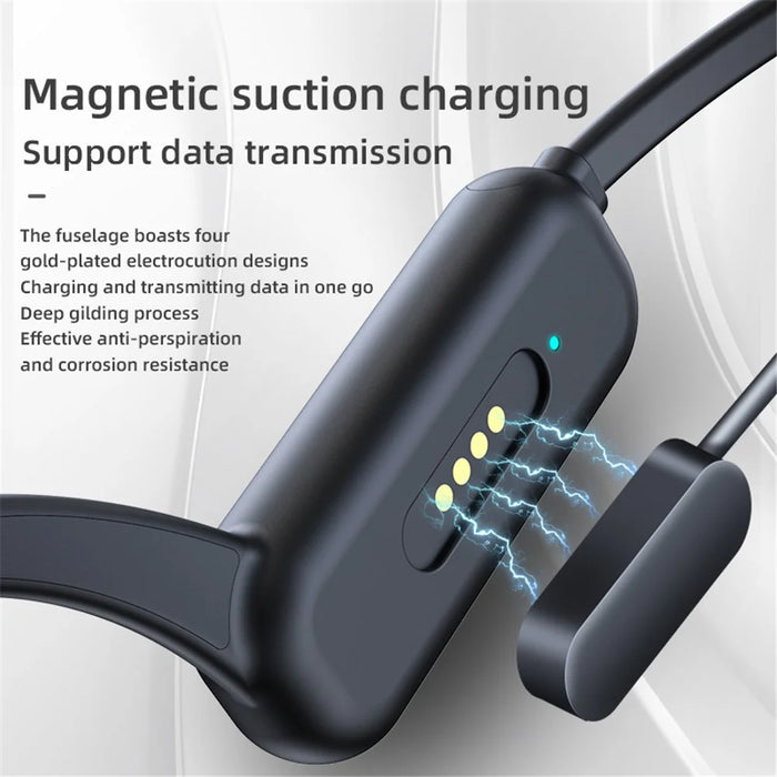 DG-X18 Pro 8G Memory Bone Conduction Bluetooth-compatible 5.0 Earphones IPX8 Waterproof Sports Headphones - 5