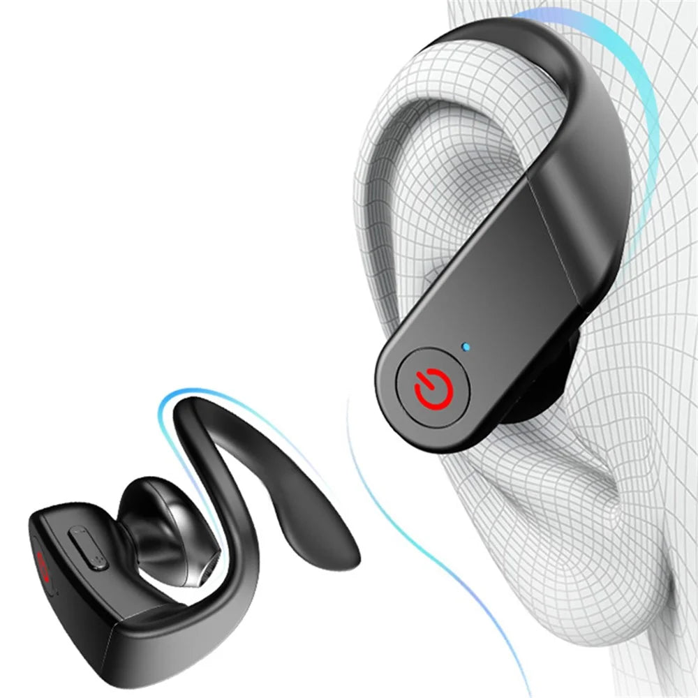 B10 Bluetooth-compatible 5.0 Wireless Earphones LED Digital Display TWS Ear Hook Sports Music Headsets - 4