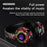 L750 Bluetooth-compatible Headset Cool Graffiti Headphone with LED Light Earphone Support TF Card/3.5mm Audio Wired for Mobile Phone Computer Laptop - Black - 4