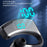 V9S Bluetooth-compatible Single-Ear (Monaural) Headset Business Style LED Display Wireless Headphone Earphone with Battery Charging Case - Black - 4