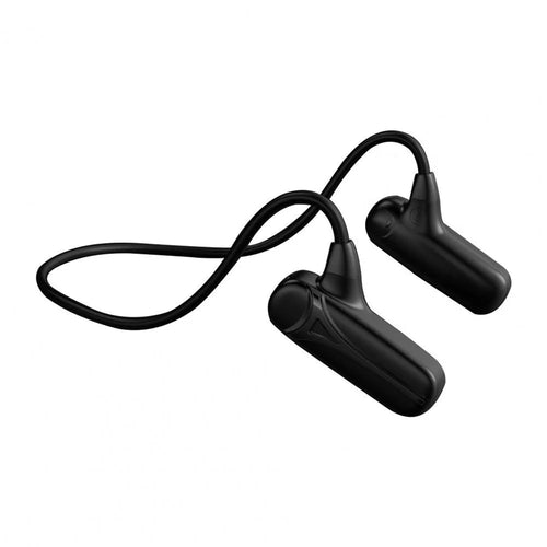 F1 Bone Conduction Wireless Bluetooth-compatible 5.0 Neckband Headphone Calling Music Earphone Sport Headset - Black - 1