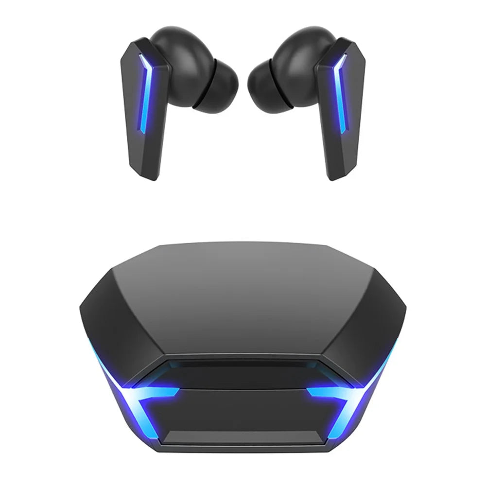 M10 Wireless TWS Earbuds Gaming Headset Low-Latency Stereo Headphones Support IP4 Waterproof - Black - 1