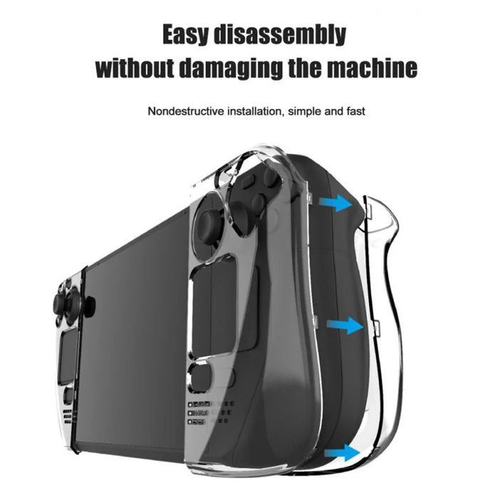 PGTECH GP-806 Transparent Case for Steam Deck Console Gamepad Anti-scratch Protective Cover - 3
