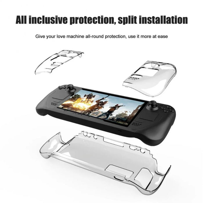 PGTECH GP-806 Transparent Case for Steam Deck Console Gamepad Anti-scratch Protective Cover - 5