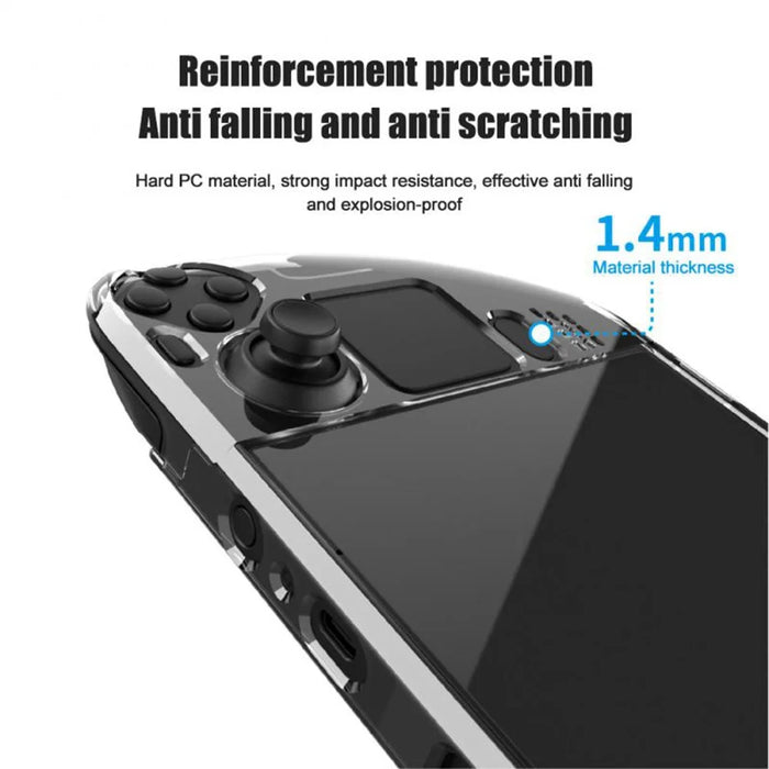PGTECH GP-806 Transparent Case for Steam Deck Console Gamepad Anti-scratch Protective Cover - 7