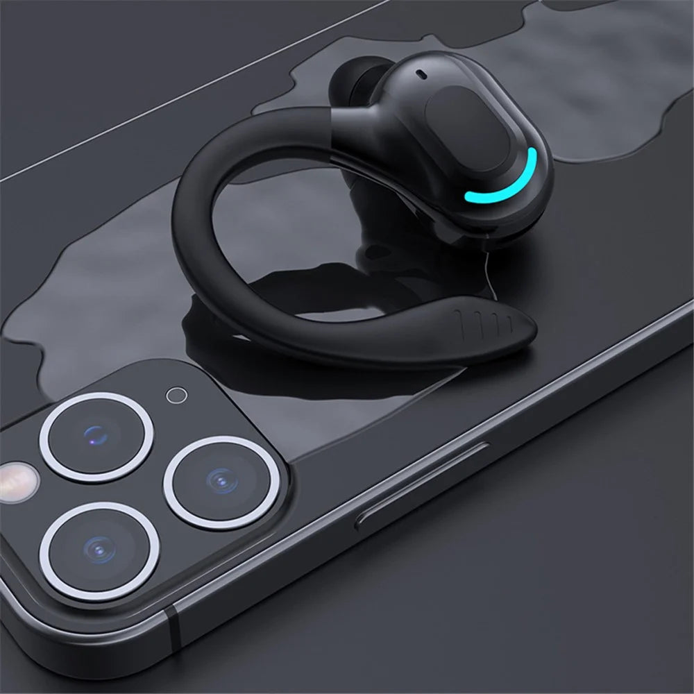 F8 Earphones TWS In-ear Bluetooth-compatible Earbuds Headphones with Mic and IPX4 Water Resistance - Black - 2