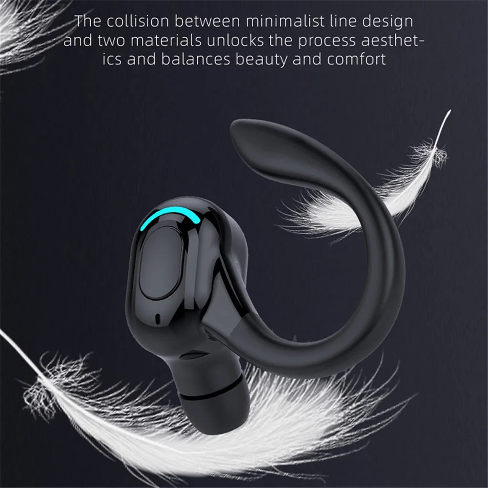 F8 Earphones TWS In-ear Bluetooth-compatible Earbuds Headphones with Mic and IPX4 Water Resistance - Black - 5