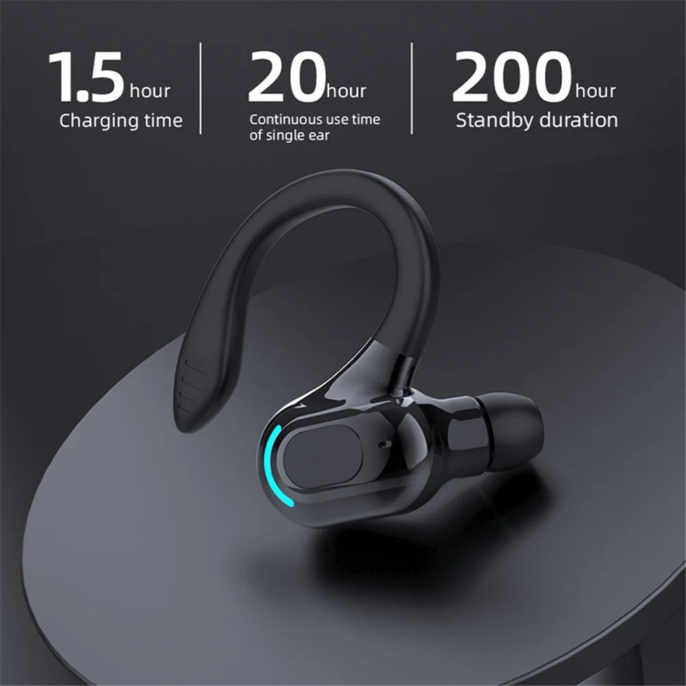 F8 Earphones TWS In-ear Bluetooth-compatible Earbuds Headphones with Mic and IPX4 Water Resistance - Black - 6