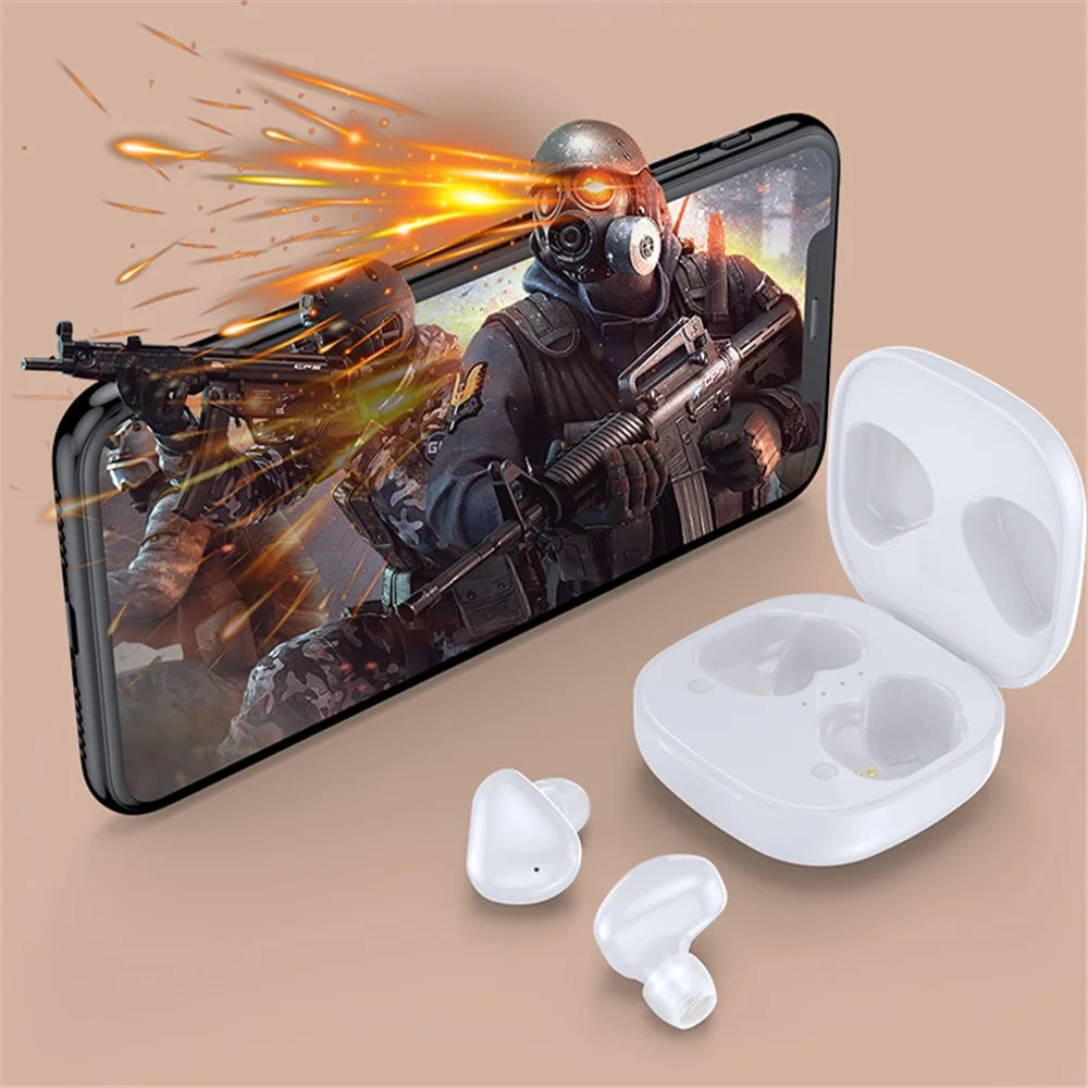 A1 TWS Mini Wireless Bluetooth-compatible 5.1 In-ear Earphone Touch Stereo Music Calling Gaming Headset - Black - 2