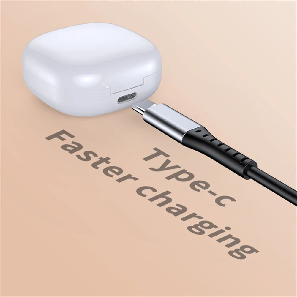 A1 TWS Mini Wireless Bluetooth-compatible 5.1 In-ear Earphone Touch Stereo Music Calling Gaming Headset - Black - 6