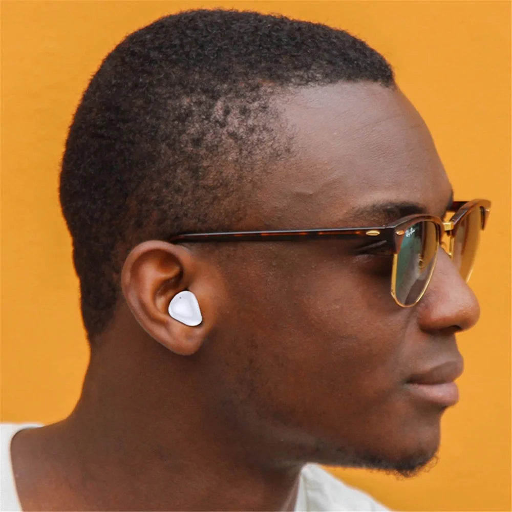 A1 TWS Mini Wireless Bluetooth-compatible 5.1 In-ear Earphone Touch Stereo Music Calling Gaming Headset - Black - 7