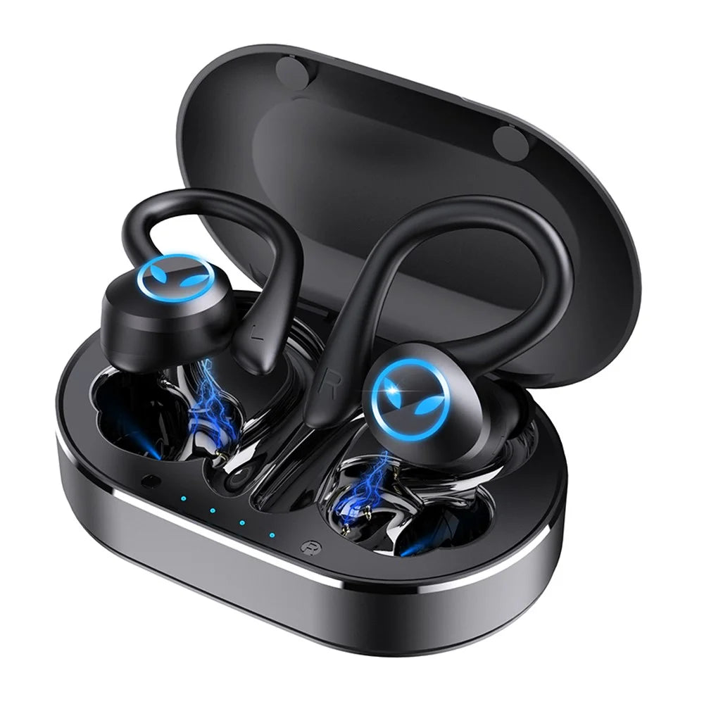 Q25 TWS Earbuds In-ear Wireless Headset Bluetooth-compatible 5.1 Earphone Waterproof Noise Reduction Design Sports Earhook Headphone - 1