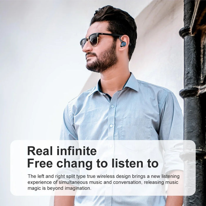 Q25 TWS Earbuds In-ear Wireless Headset Bluetooth-compatible 5.1 Earphone Waterproof Noise Reduction Design Sports Earhook Headphone - 2
