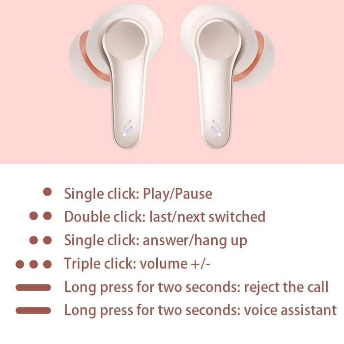 L13 TWS Wireless Bluetooth-compatible E-sports Earphone In-ear Stereo Music Game Touch Headset - Black - 5