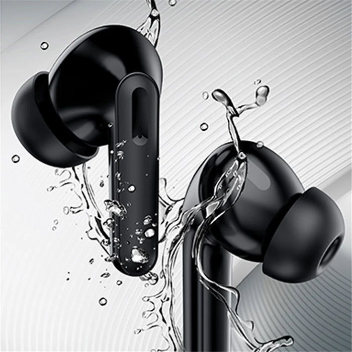 JS121 Digital Display Wireless TWS Earphones Touch Control Bluetooth-compatible Earbuds Headphones - Black - 3
