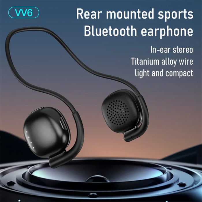 VV6 ENC Headset Call Noise Cancelling Headphones Game Music Dual Mode Low Latency Bluetooth-compatible Earphones - 2