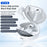 VV8 TWS Bluetooth-compatible 5.3 Wireless Earphone Stereo Sound Noise Reduction Low Delay Sports Headset with Charging Case - Black - 2