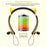 Kid's In-ear Wireless Bluetooth-compatible Earphones Cute Magnetic Earbuds Children Neckband Headsets - Yellow - 3