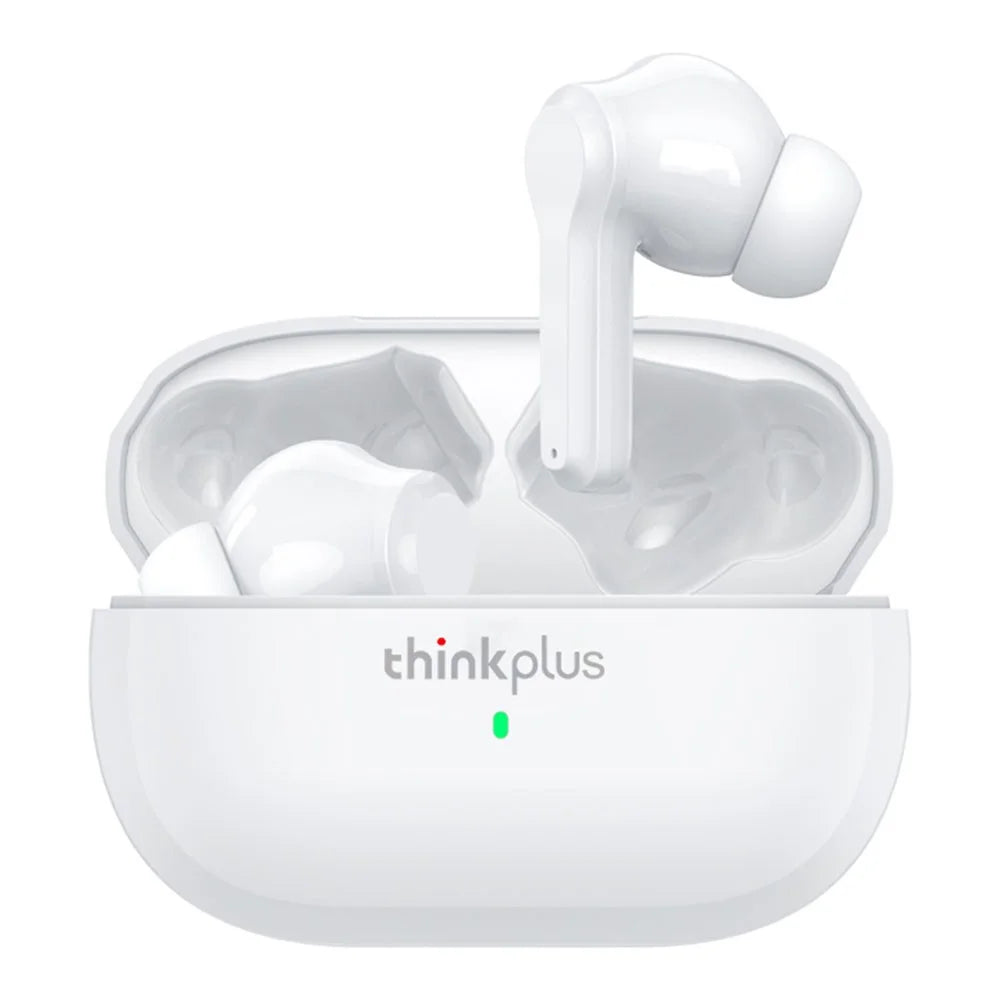 LENOVO Thinkplus LP1S TWS Wireless Bluetooth 5.0 Earphones ANC HiFi Music Headset with Mic - White - 1