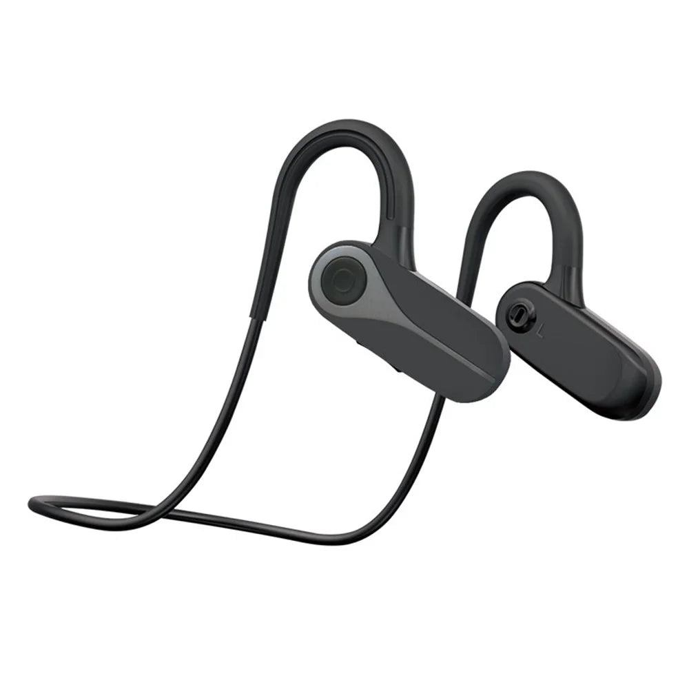 B8 Air Conduction Headphone Bluetooth-compatible 5.3 Waterproof Wireless Sports Music Gaming Neckband Headset - Black - 1