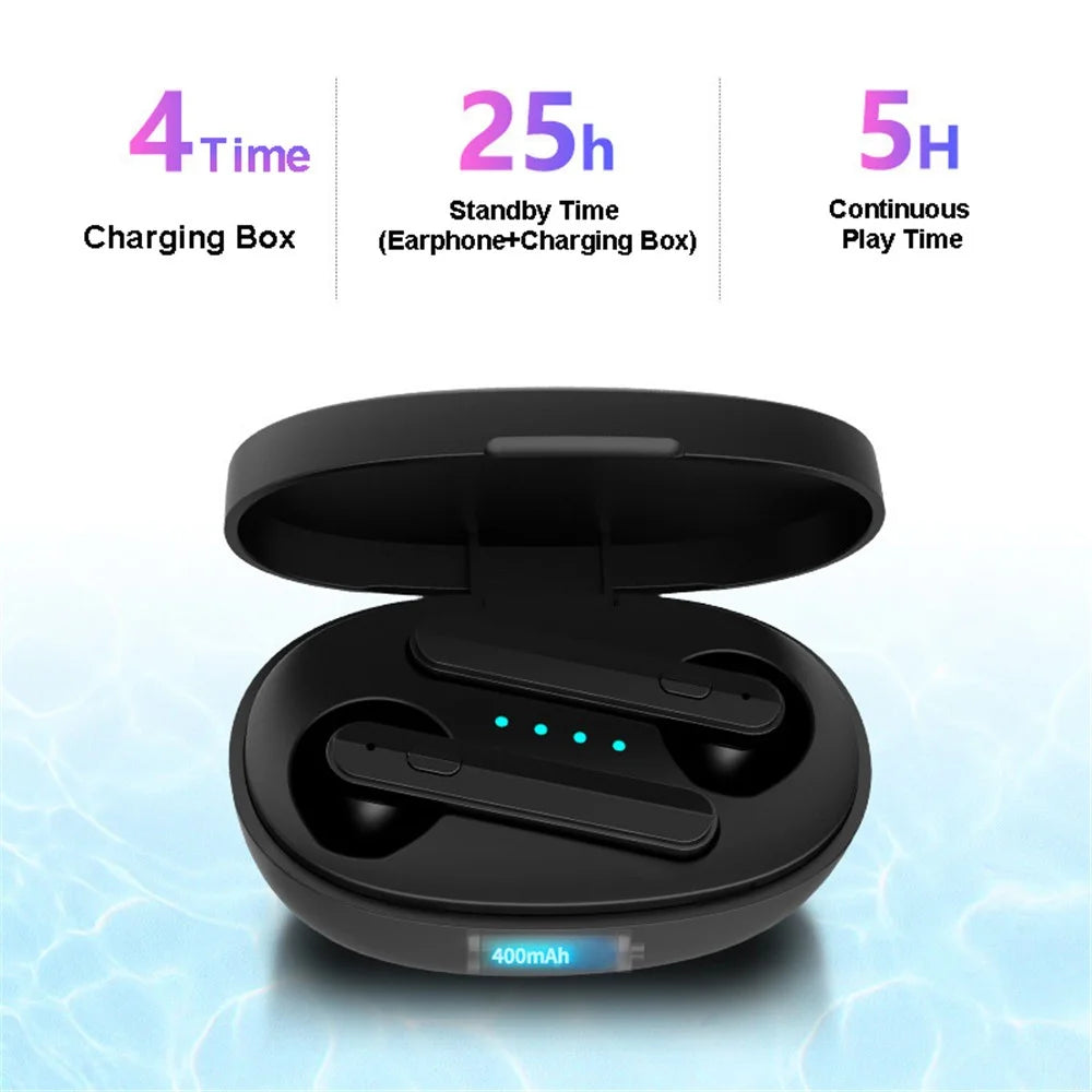 GORSUN GS-V1 Stereo Sound Bluetooth-compatible 5.0 Wireless Earbuds Fingerprint Touch Earphone - 2