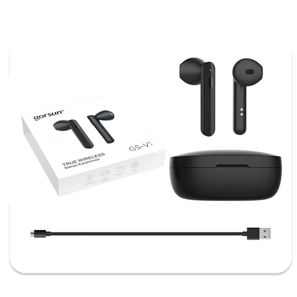 GORSUN GS-V1 Stereo Sound Bluetooth-compatible 5.0 Wireless Earbuds Fingerprint Touch Earphone - 5
