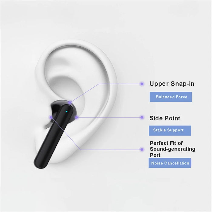 GORSUN V2S Bluetooth-compatible 5.0 TWS Headphones with LED Digital Display Noise Reduction Touch Control Earbuds - 4