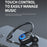W6 Ear Hook Headset Waterproof TWS Wireless Bluetooth-compatible Sports Earphone with Charging Cable - Black - 3