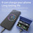 XG01 TWS Wireless Bluetooth-compatible Earphone Noise Reduction LED Light In-ear Headphone Earbud Headset with Digital Screen Charging Case - Purple - 7
