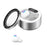 X26S Touch Controlled Earphones TWS Wireless Bluetooth-compatible Headsets Low Delay Earbuds with Digital Display Screen Charging Case - White - 1