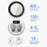 X26S Touch Controlled Earphones TWS Wireless Bluetooth-compatible Headsets Low Delay Earbuds with Digital Display Screen Charging Case - White - 3