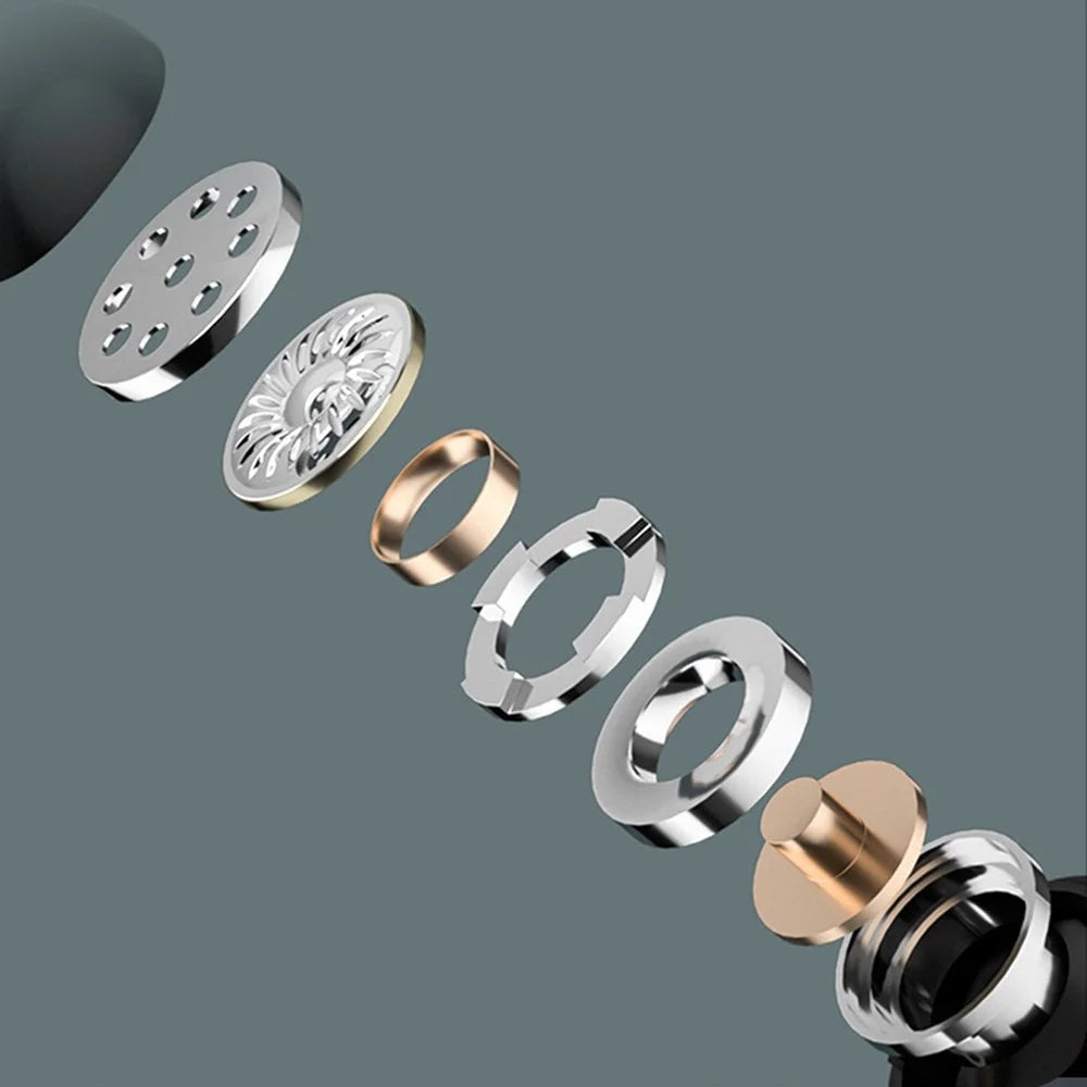 TWS Earphone Bluetooth-compatible 5.1 Wireless Sports Headphone with Lipstick-shaped Charging Case - Black - 5