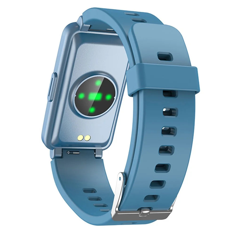 C2 0.96'' Screen Smart Watch Health Monitor Sports Bracelet Multifunction Bluetooth-compatible Waterproof Intelligent Bracelet - Blue - 3