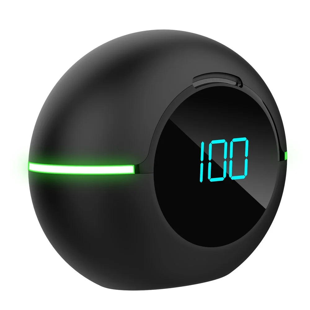 Y80 Bluetooth-compatible Headset Sports TWS Earbuds Wireless In-Ear Headphone with LED Digital Display Atmosphere Light - 5