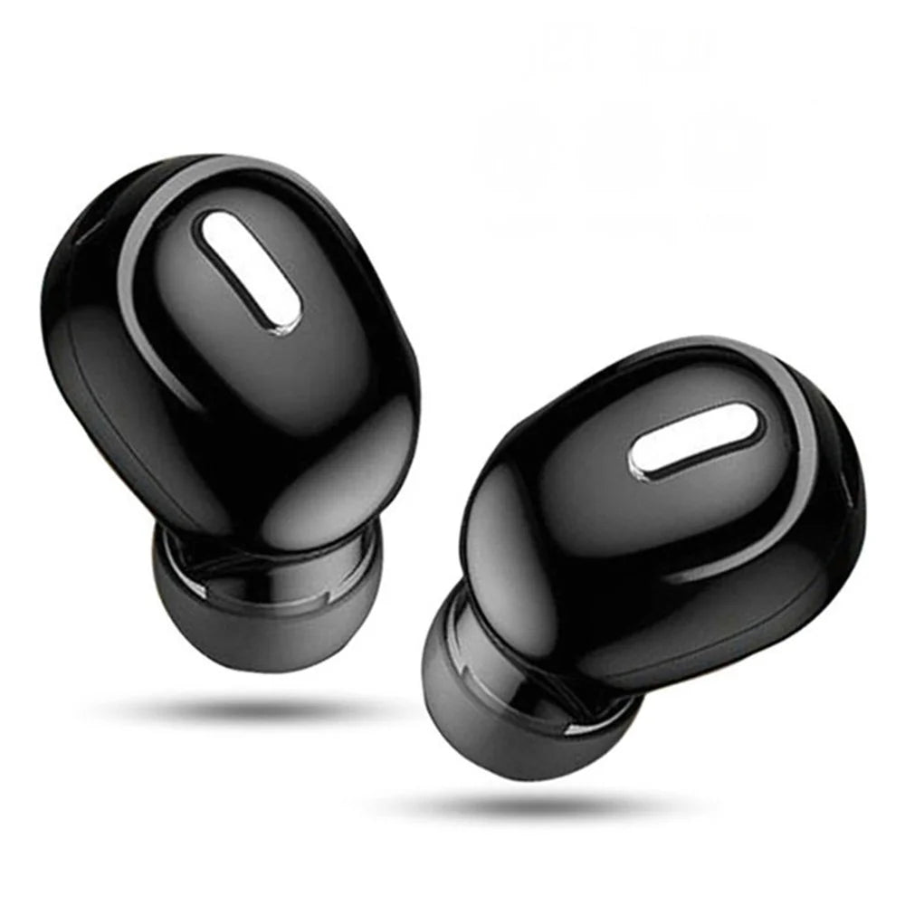 X9 Wireless In-ear Earbuds TWS Mini Sports Headphone Portable Bluetooth-compatible 5.0 Stereo Headset with Ear Caps - Black - 1