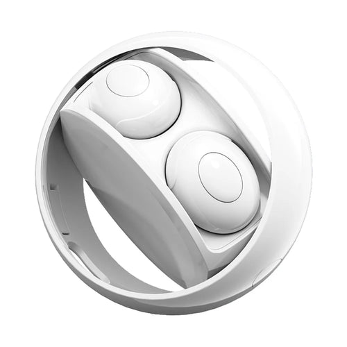 H8 TWS Earbuds Wireless Bluetooth-compatible Headset Waterproof Sports Headphones Intelligent Noise Reduction No Delay Gaming Headset with Charging Case - White - 1