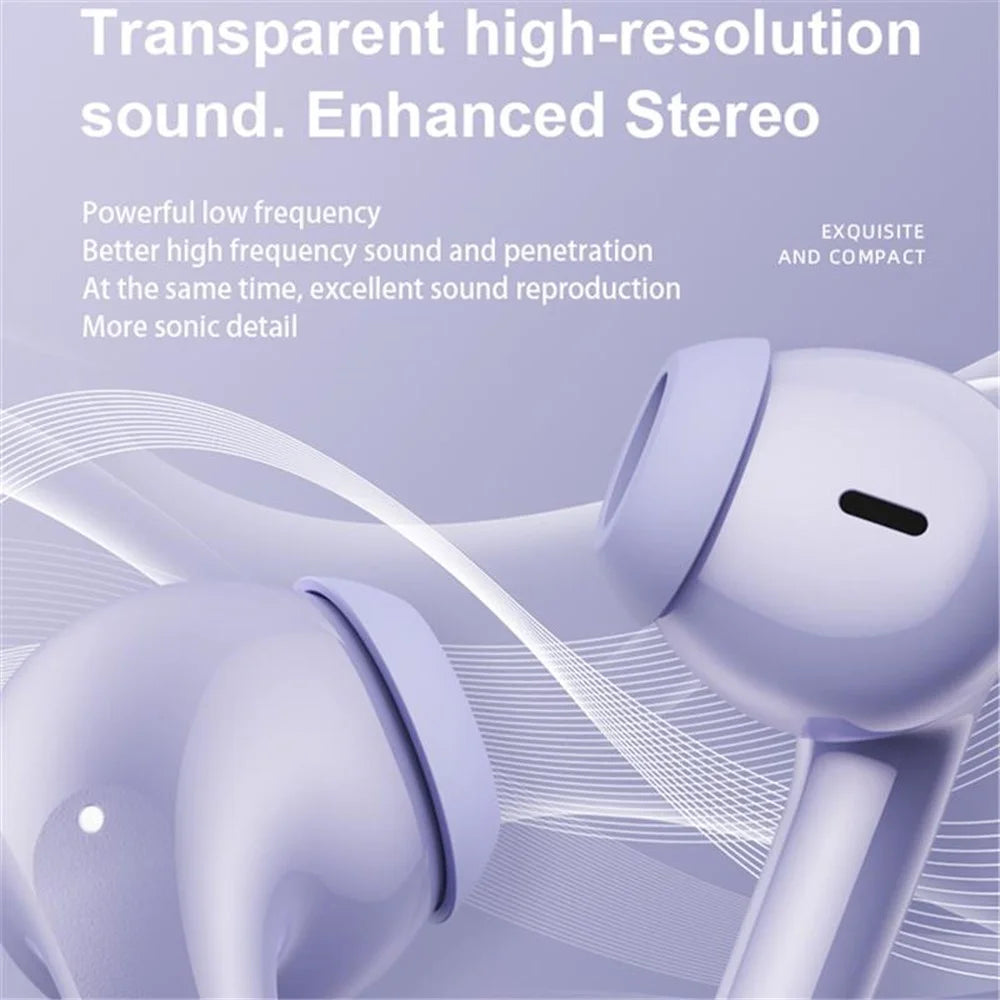 LENOVO Thinkplus LP40pro TWS Semi-in-ear Ergonomic Bluetooth-compatible Earphone Wireless Stereo Music Calls Headset - Pink - 7