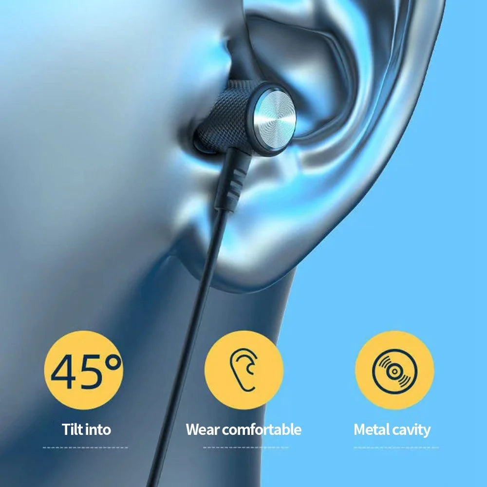 R100 IPX5 Waterproof Wireless Bluetooth-compatible Earphones Magnetic Neck-mounted Sports Headphones - 2