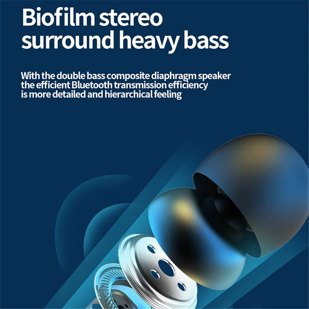 R100 IPX5 Waterproof Wireless Bluetooth-compatible Earphones Magnetic Neck-mounted Sports Headphones - 5
