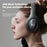 EL-A3i Over-Ear Wireless Headset Bluetooth-compatible ANC Earphone HiFi Stereo Sound Noise Cancelling Gaming Headphone - Black - 2