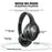 EL-A3i Over-Ear Wireless Headset Bluetooth-compatible ANC Earphone HiFi Stereo Sound Noise Cancelling Gaming Headphone - Black - 3