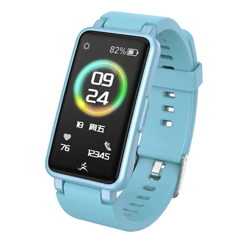 C2 Plus 0.96 inch IPS Screen Smart Watch Waterproof Bluetooth-compatible Sports Bracelet with Pedometer, Heart Rate Blood Pressure, Blood Oxygen Monitoring Support Music, Weather - Blue - 1