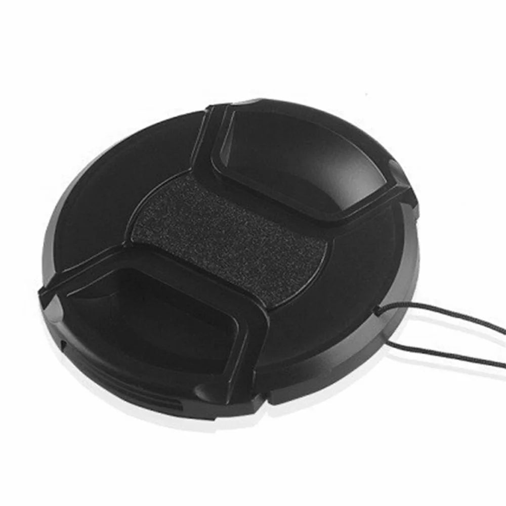 Compatible with Canon 55mm Dust-Proof Front Lens Cover with Anti-Loss Rope Professional Protection Lens Cover SLR Camera Lens Case - 6