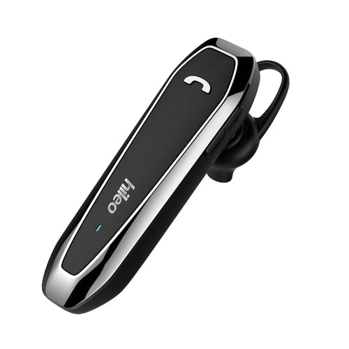 HILEO Hi6 Single Ear Wireless Bluetooth-compatible Headset Low-Power Dissipation Earphone Business Style Ultra-Long Standby Headphone Support IPX4 Water Resistant - Black - 1
