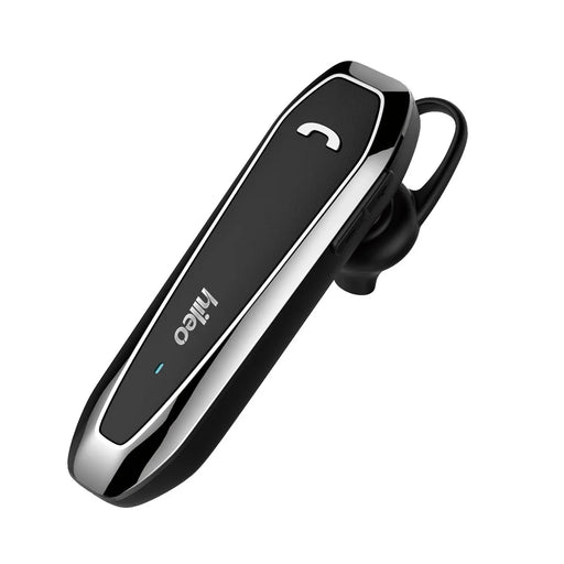 HILEO Hi6 Single Ear Wireless Bluetooth-compatible Headset Low-Power Dissipation Earphone Business Style Ultra-Long Standby Headphone Support IPX4 Water Resistant - Black - 1