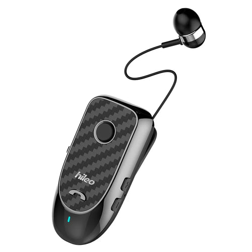 HILEO Hi60 Clip-On Style Bluetooth-compatible Headset Single Ear Wireless Headphone Stretchable Business Earphone for Driving - Black - 1