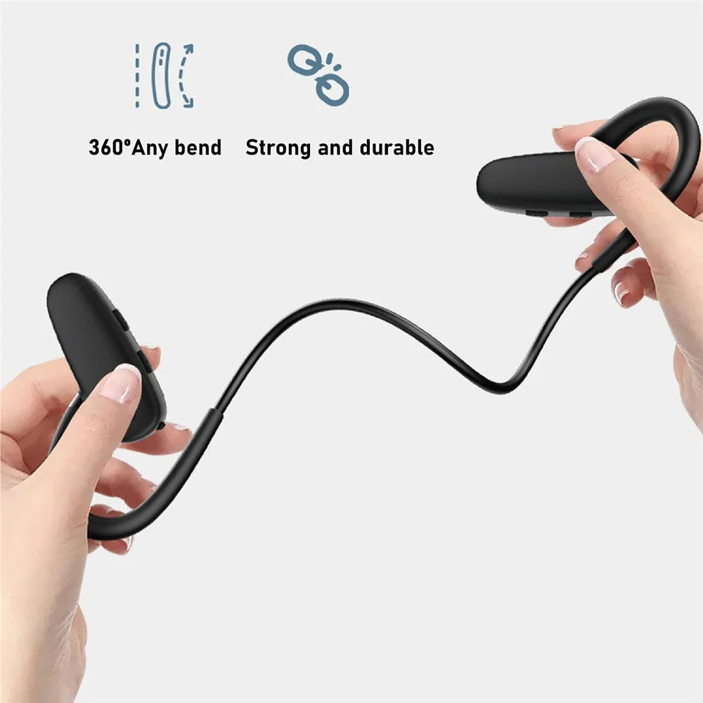 HILEO Hi70 Air Conduction Headphone Bluetooth-compatible Running Sports Headset Stereo Sound Waterproof Earphone - Green - 4