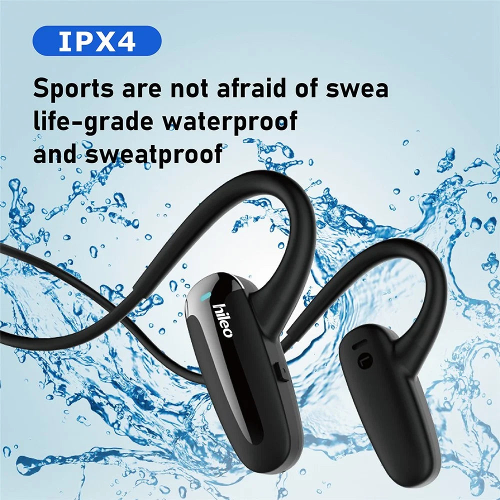 HILEO Hi70 Air Conduction Headphone Bluetooth-compatible Running Sports Headset Stereo Sound Waterproof Earphone - Green - 5