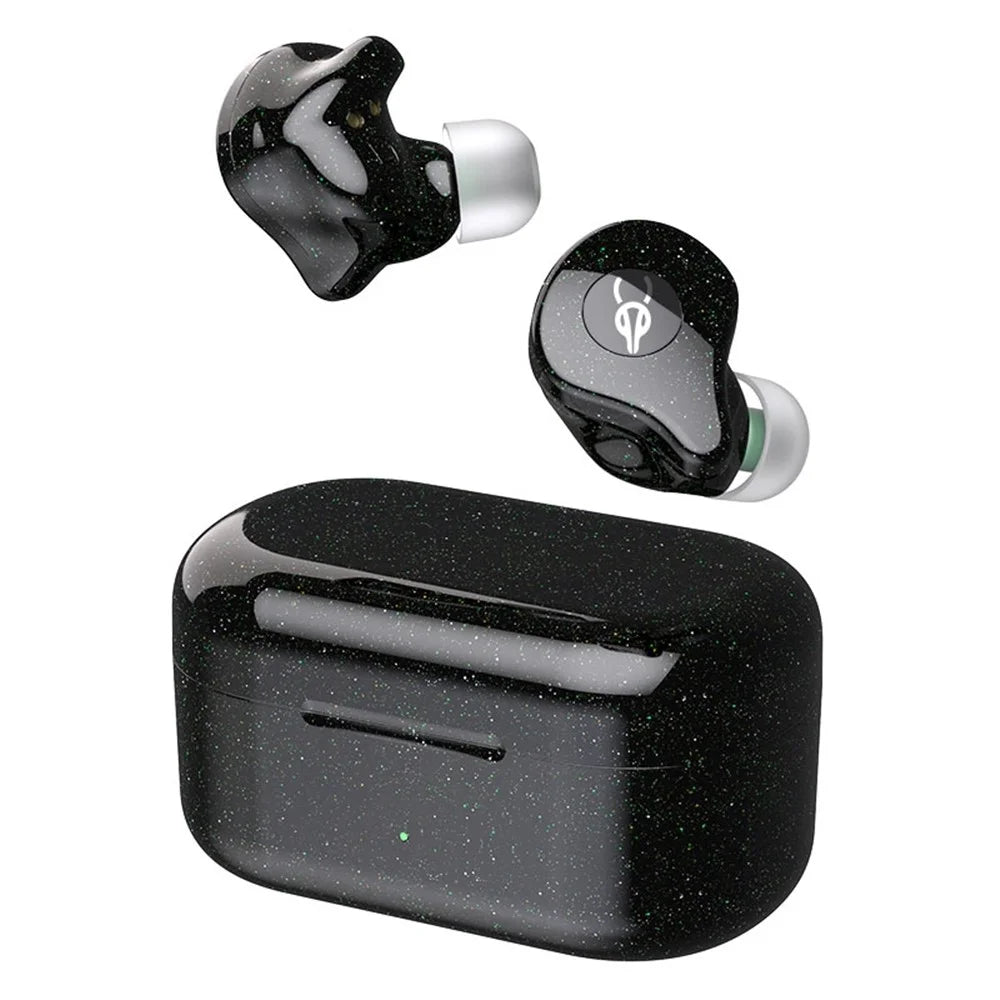 SABBAT E16 Wireless Bluetooth-compatible Headset In-Ear TWS Headset Portable Lightweight Earphones with Charging Case - Black - 1
