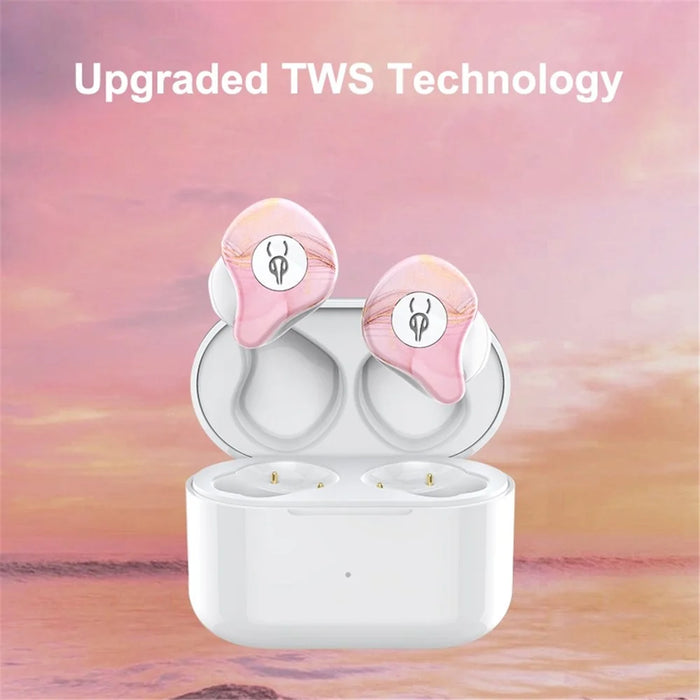 SABBAT X12Ultra TWS Bluetooth-compatible 5.2 HiFi Stereo Headset Ergonomics Wireless In-ear Music Earphones - Pink - 4
